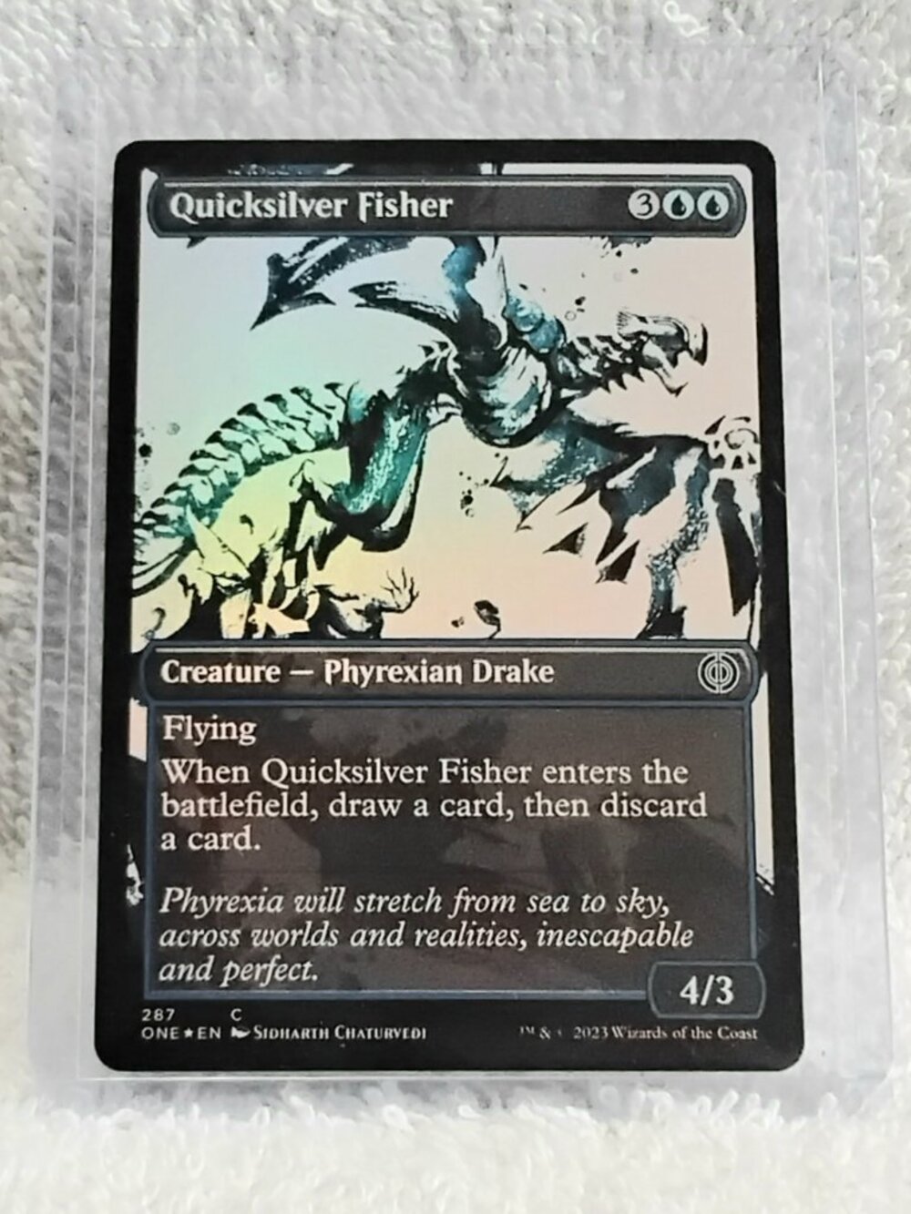5/$20 Mint 2023 MTG Quicksilver Fisher C Foil Card 287 Deckmaster!!